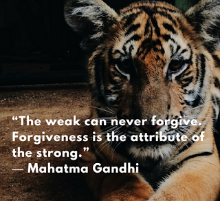 Mahatma Gandhi, quote, forgiveness