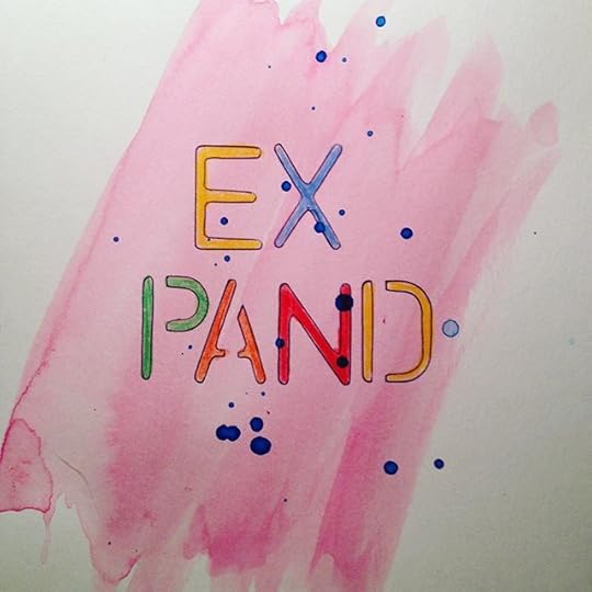 Daily quote #artwork #pictureoftheday #quote #typography #colorsplash #aquarelle #sketch