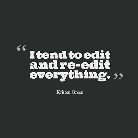 Kristen Green editing quote