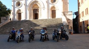 Our tour group in Todi's Piazza del Popolo