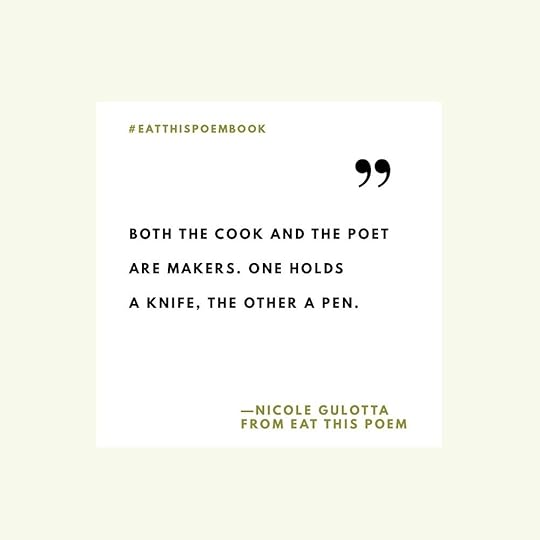 Celebrating National Poetry Month with the Eat This Poem cookbook