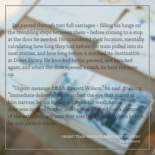 Image copyright to Magpie Graphic Design and used with permission. You can find Urgent Train Message: Immediate Delivery on Amazon.