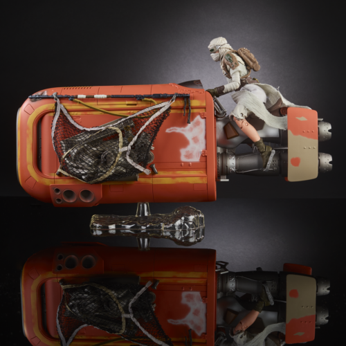 STAR WARS THE BLACK SERIES REY’S SPEEDER (JAKKU) & REY (SCAVENGER) Figure (1)