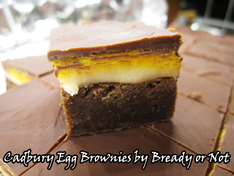 Bready or Not: Cadbury Egg Brownies 