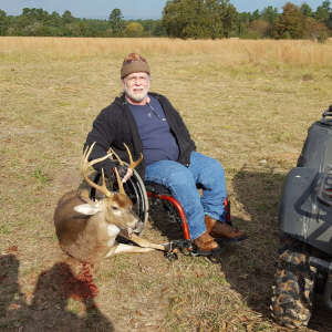 wheel chair bound personal trainer still deer hunts