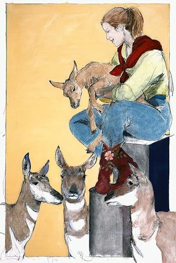 Three Does and a Kid by Donna Howell-Sickles