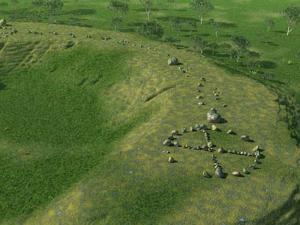 Mullumbimby stone circles as they once stood. (Image credit: Richard Patterson)