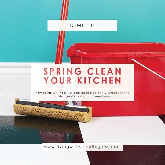 7 Ways to Deodorize Your Kitchen | Spring Clean Your Kitchen | Green and Thrifty Cleaning products