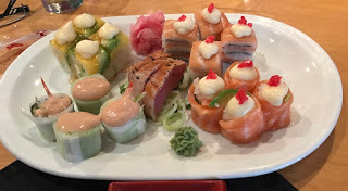 plate of sushi