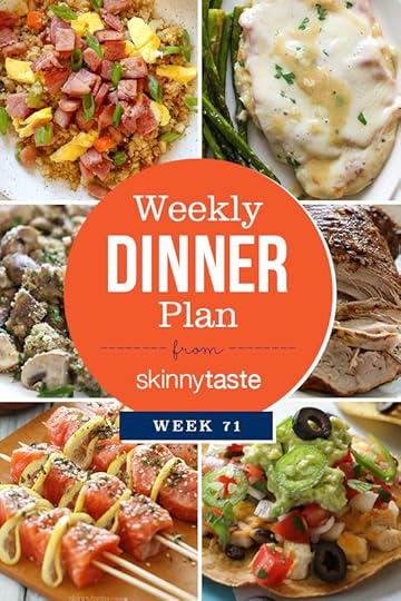 Skinnytaste Dinner Plan (Week 71)