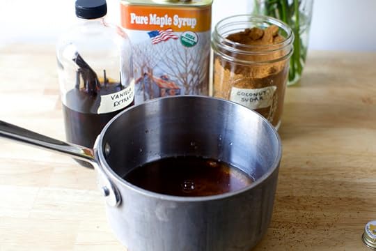 the liquid ingredients taste like a graham cracker