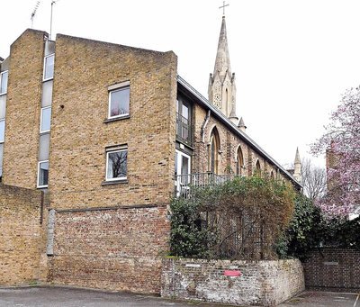 St Stephens Canonbury: rear