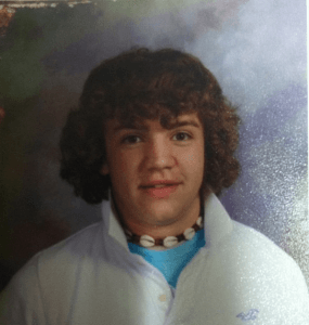 strength coach Marshal Suddick before the beard, haircut and muscles