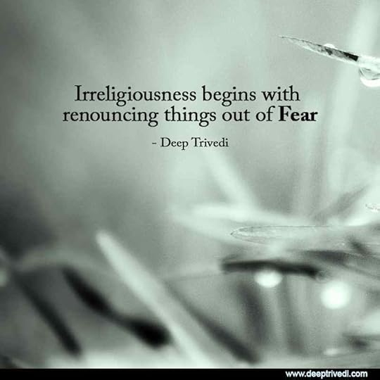 Irreligiousness Fear