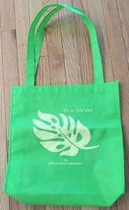 Hawaiian Village tote bag