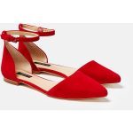 red ankle dorsay