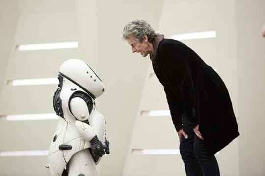WARNING: Embargoed for publication until 00:00:01 on 18/04/2017 - Programme Name: Doctor Who S10 - TX: 22/04/2017 - Episode: n/a (No. 2) - Picture Shows: ***EMBARGOED UNTIL 00:01hrs 18th APRIL 2017*** Emojibot, Doctor Who (PETER CAPALDI) - (C) BBC - Photographer: Simon Ridgway