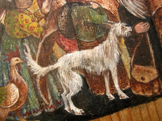 Dark Mountain (detail) by Rima Staines