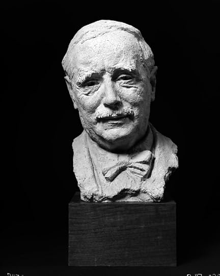 Wells terracotta bust Jo Davidson 1930