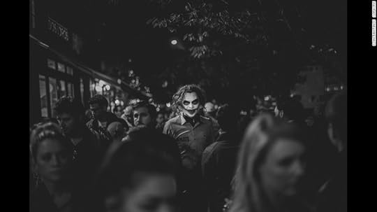 <strong>Halloween Protagonists: </strong>This reveler at last year's Halloween parade in New York City might not be the most original cosplayer, but he allowed Greek photographer Constantinos Sofikitis to take the best street photography picture at 2017 Sony World Photography Awards.<br />Copyright: © Constantinos Sofikitis, Greece, 1st Place, Open, Street Photography, 2017 Sony World Photography Awards