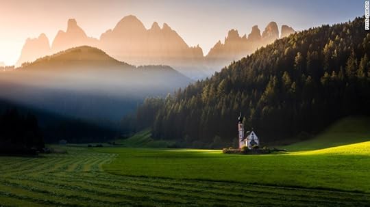 <strong>Light from Above: </strong>Peter Svoboda took top prize for Slovakia. Svoboda says his shot was taken "in September 2016 in Santa Maddalena, Dolomites, Italy. Beautiful light and humidity stood behind the nice play of light and shadows that morning. I was waiting as the small church was illuminated by the very first rays of sun."<br /><br />Copyright: © Peter Svoboda, Slovakia, 1st Place, National Awards, 2017 Sony World Photography Awards