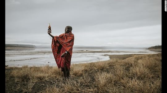 <strong>Maasai Morning Ritual: </strong>"In Magadi, which is in the southern part of Kenya's Great Rift Valley, Maasai Morans sometimes wake up in the morning to a cold beer before heading out to tend their cows near the lake. This is due to the long distance they must sometimes travel from where they live to where grass and water is. It's a sort of early "pick-me-up" to get the day rolling," says Joseph Were, who came third in the National Awards (Kenya).<br />Copyright: © Joseph Were, Kenya, 3rd Place, National Awards, 2017 Sony World Photography Awards
