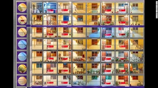 <strong>Singapore at Dawn:</strong> Lester Koh Meng Hua took first place for Singapore with this photo of Singaporean public housing. <br /><br />Copyright: © Lester Koh Meng Hua, Singapore, 1st Place, National Awards, 2017 Sony World Photography Awards