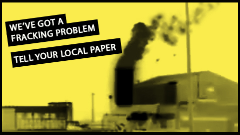 Photo: Clean up this fracking mess with a letter to the editor