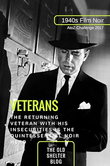 1940s Film Noir - YEARS 1940s (AtoZ Challenge 2017) - The returning veteran and his maladjustment to peacetime society is the perfect incarnation of post WWII men's axiety if front of a changing world