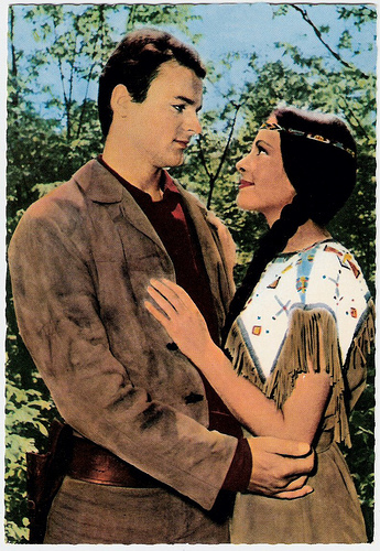 Karin Dor and Mario Girotti (Terence Hill) in Winnetou II