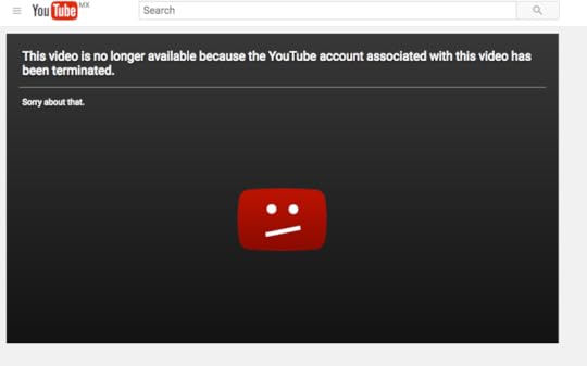 The video 'Pedophiles Rule the World' was removed.