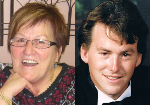 Carolyn Solomon and her son Kevin, who was 29 when he was murdered in 1997 by federal parolee Michael Hector (photos courtesy Carolyn Solomon)