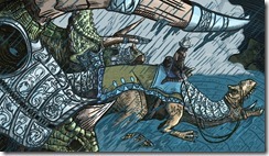 Karyl & Shiraa At The River Hassling by Joe Stansbury