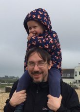 Sammy Sat on Gav's Shoulders