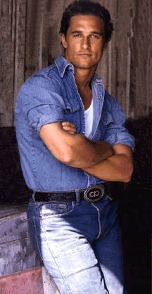 This was taken in 1996 of Matthew McConaughey for Vanity Fair by the famed photographer Herb Ritts. I officially fell head over heels. #1: 