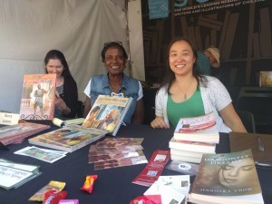 My lovely boothmates, Nancy Lorenz (left) and Glenda Armand (middle)