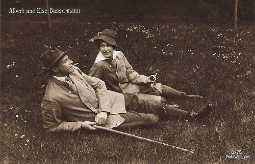 Albert Bassermann, Else Bassermann