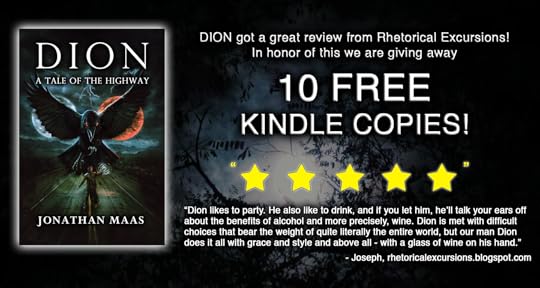 Promo for Dark Fantasy Dion's review from Rhetorical Excursions and Giveaway
