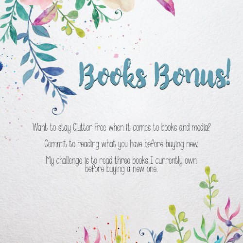 clear books