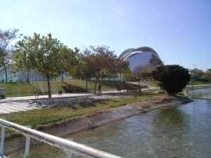 Alrededores de la Ciudad de las Artes de Valencia