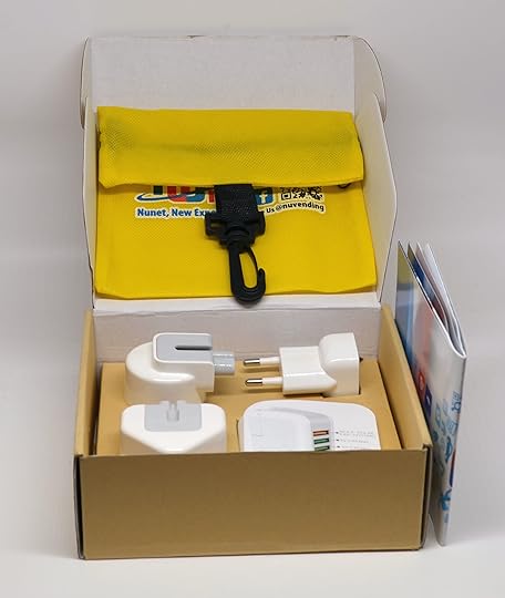 Inside the box.