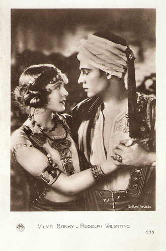 Vilma Banky, Rudolph Valentino