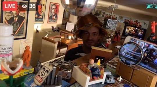 A man gives hope and artistic expression through Facebook Live