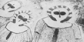 Image result for ancient cave drawings of the greys 