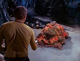 Captain Kirk and the silicon-based Horta (Wikipedia)