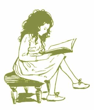 Heidi Reading by Jessie Wilcox Smith