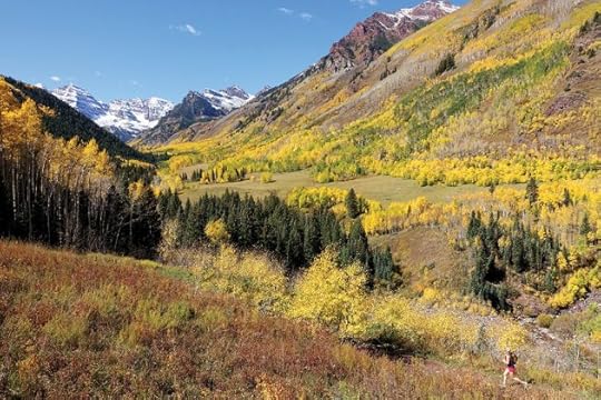 Claire Bernard on East Maroon Trail, Aspen, Colo.