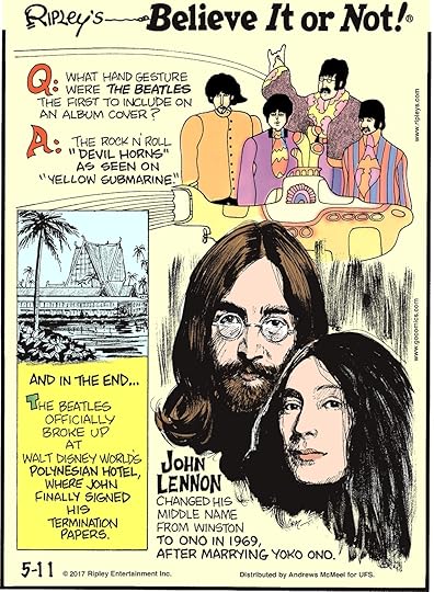 Q: What hand gesture were The Beatles the first to include on an album cover? A: The rock n'roll 