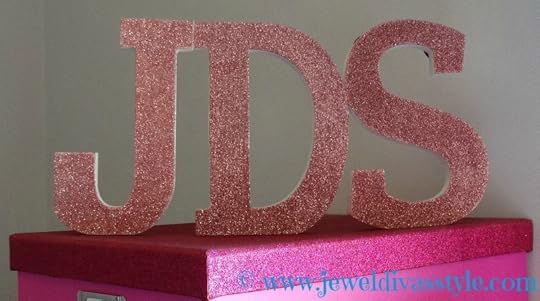 JDS - JDS PINK SPARKLE LETTERS