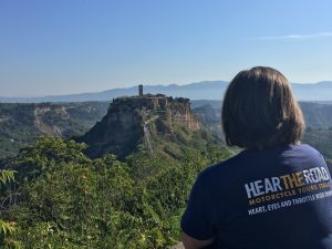 Tam looking at Civita